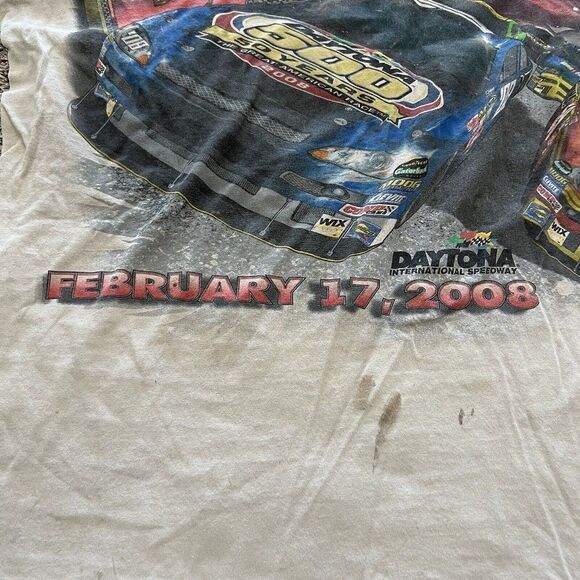 NASCAR Chase Racing T-Shirt Size 3XL All Over Print 50th Daytona 500 2005 - Picture 6 of 9